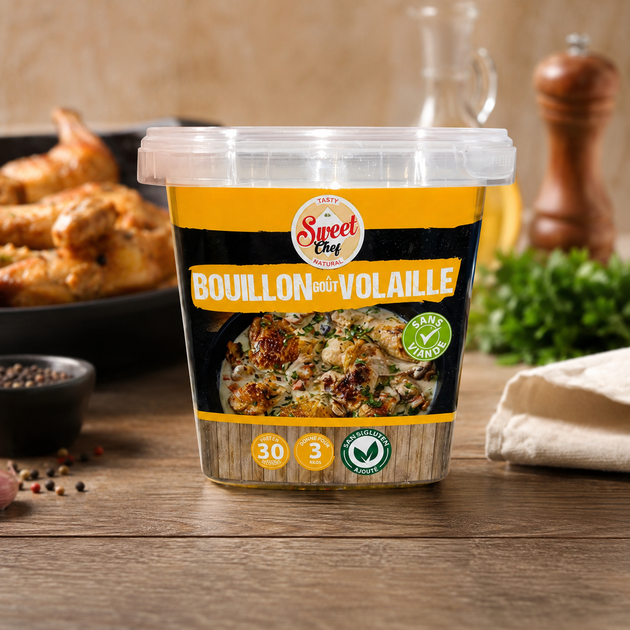 Bouillon goût volaille