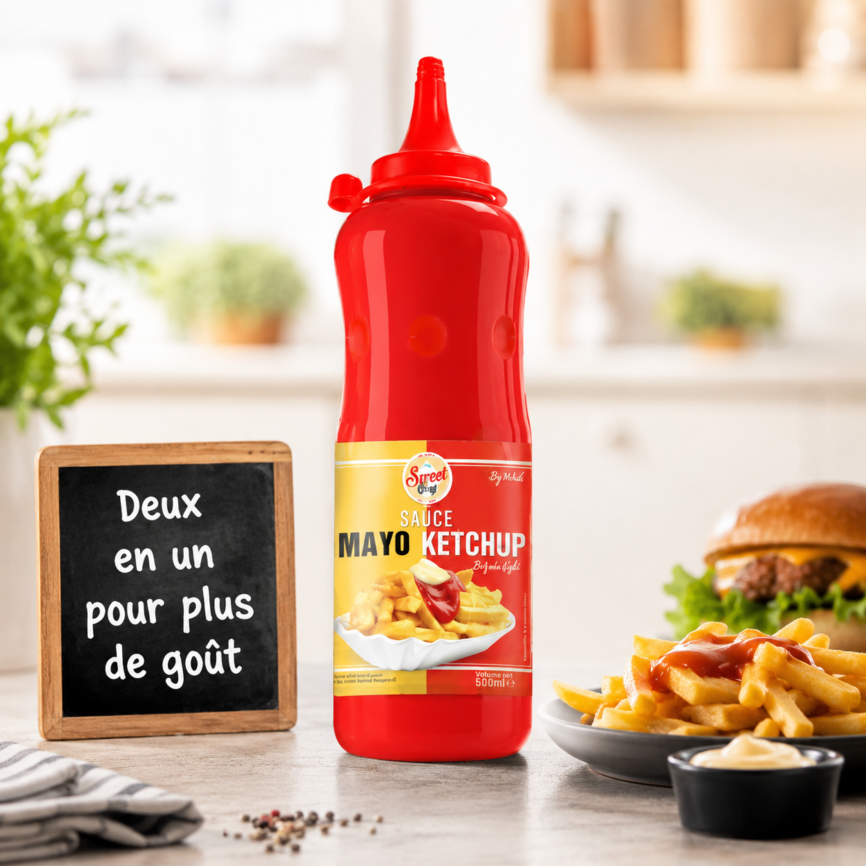 Sauce Mayo Ketchup